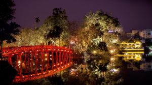 The-Huc-Brücke in Hanoi